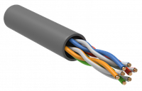 BC1-C504-111-305-G IEK Кабель связи витая пара U/UTP кат.5 CCA 100МГц 4 пары PVC INDOOR 1м серый GENERICA
