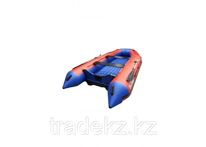 Лодка REEF-390 нд ТРИТОН стеклопластиковый интерцептор синий/красный