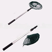 Подсак для рыбалки телескопический круглый диаметр 36 см 165 см