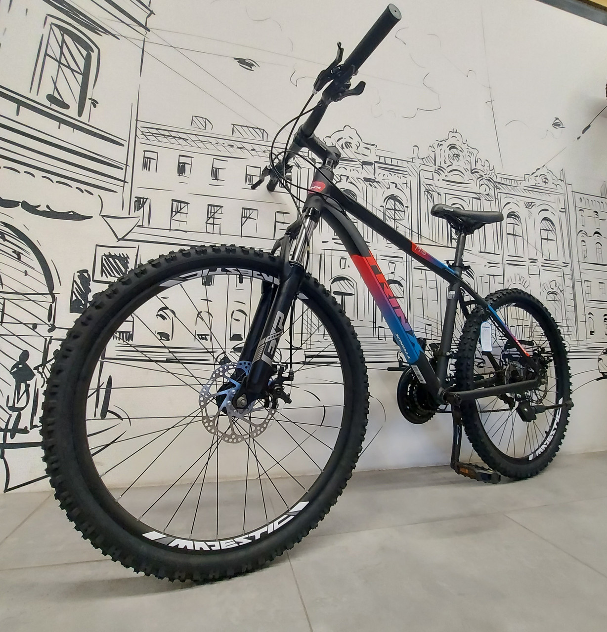 Mtb Алюминиевый Велосипед Trinx "M116" 17" рама. 26" колеса. Скоростной. Горный. Облегченный.