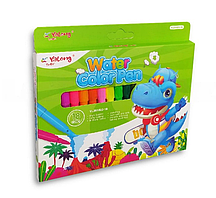 Набор фломастеров YaLong зеленый 18 цветов.