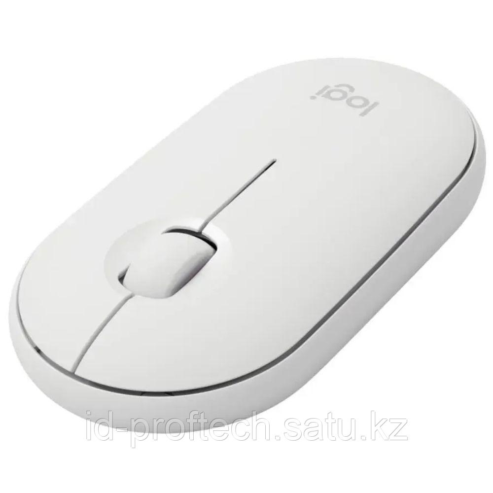 Мышь компьютерная Mouse wireless LOGITECH Pebble M350 white 910-005541 - фото 1 - id-p116330744