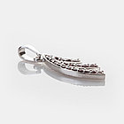 Кулон из серебра с природным богемским гранатом, фото 4