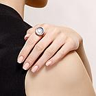 Кольцо из серебра с перламутр - размер 18,5, фото 5