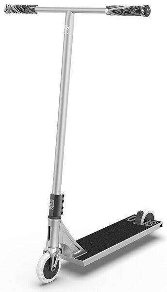 Профессиональный трюковый самокат Vokul Solo 4 Gray. Тэшка. Т-образный руль. Трюковой серый самик., фото 1