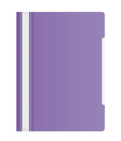 Папка-скоросшиватель Бюрократ, А4, 160 мкм, фиолетовая