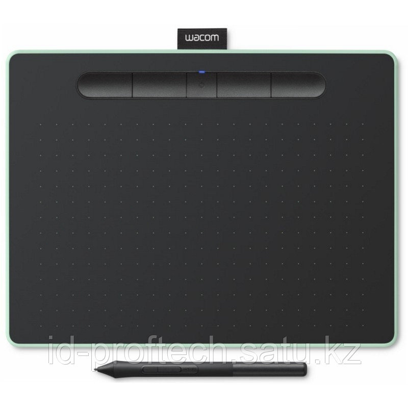 Графический планшет, Wacom, Intuos Small Bluetooth (CTL-4100WLE-N), Разрешение 2540 lpi, Чувствительность к - фото 1 - id-p116359341