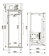 Шкаф холодильный на 1400 л с двумя глухими дверьми CM114-S, фото 10