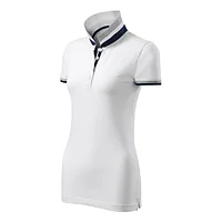 Malfini Collar Up W MLI-25700 white polo shirt