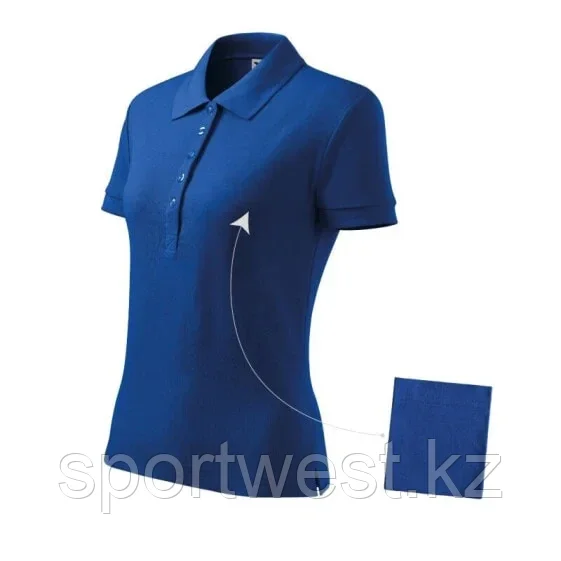 Malfini Cotton polo shirt W MLI-21305 cornflower blue - фото 1 - id-p116250961