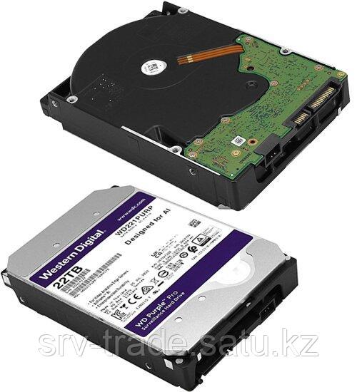 Жесткий диск Western Digital Purple, 22000 GBHDD SATA WD221PURP, 7200rpm, 521MB cache, SATA 6 Gb/s - фото 1 - id-p116360934