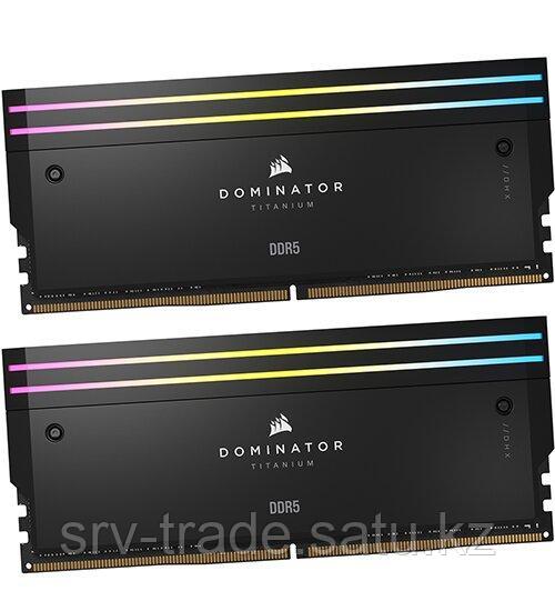 Комплект модулей памяти Corsair Dominator Titanium RGB, CMP32GX5M2X7200C34 (for Intel, 1.45V), DDR5, 32 GB, - фото 1 - id-p116360937