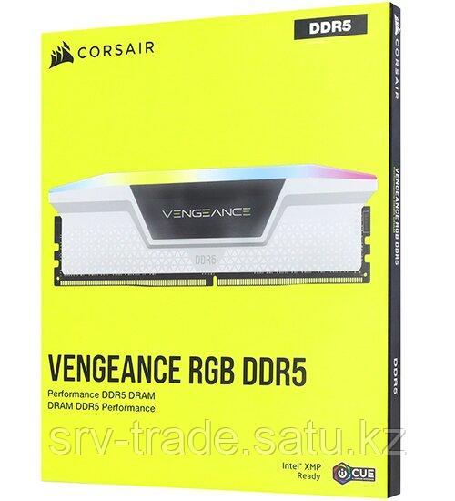 Комплект модулей памяти Corsair Vengeance RGB, CMH64GX5M2B6000C40W, DDR5, 64 GB, whiteDIMM kit - фото 2 - id-p116360951