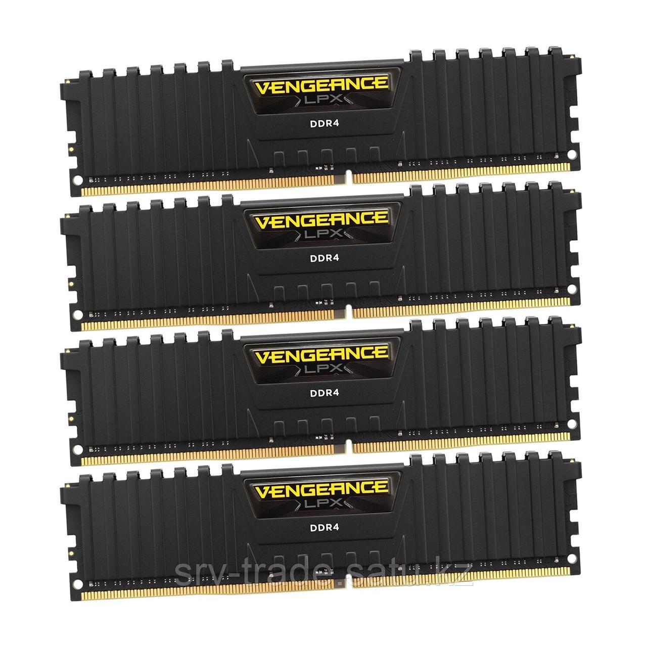 Комплект модулей памяти Corsair Vengeance LPX, CMK128GX4M4E3200C16, DDR4, 128 GBDIMM - kit (4x32), - фото 4 - id-p116360960