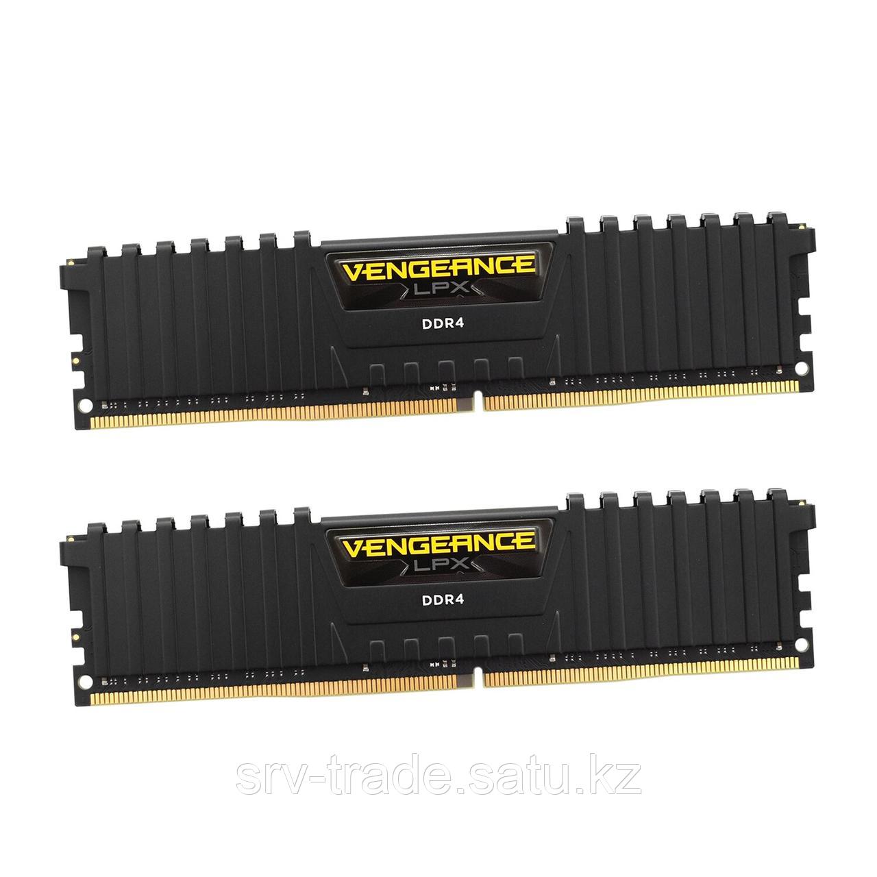 Комплект модулей памяти Corsair Vengeance LPX, CMK16GX4M2A2666C16, DDR4, 16 GB, blackDIMM kit - фото 4 - id-p116361005