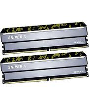 Комплект модулей памяти G.Skill Sniper X, F4-2666C19D-16GSXK, 16 GBDIMM DDR4 kit (2x8GB), 19-19-19-43