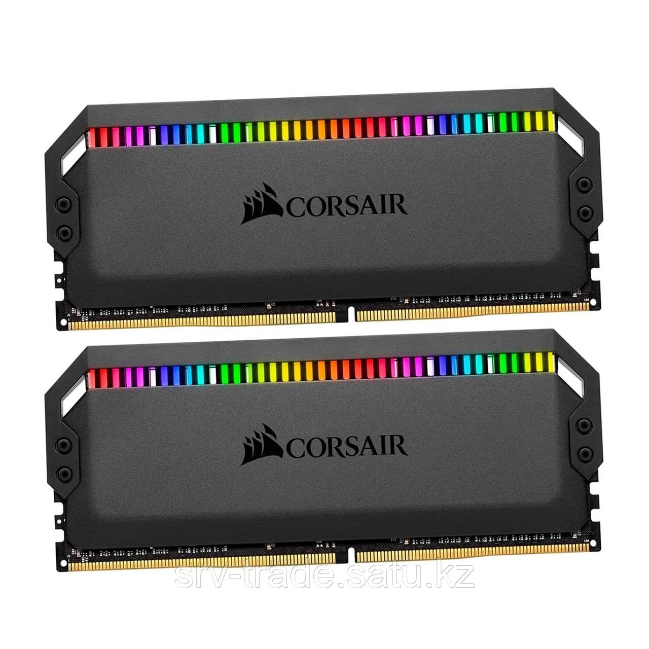 Комплект модулей памяти Corsair Dominator Platinum RGB, CMT16GX4M2E3200C16, DDR4, 16 GB, blackDIMM kit - фото 4 - id-p116361071