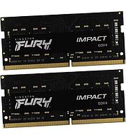 Комплект модулей памяти для ноутбука Kingston Fury Impact, KF432S20IBK2/­32, DDR4, 32 GBSO-DIMM kit (2x16GB),