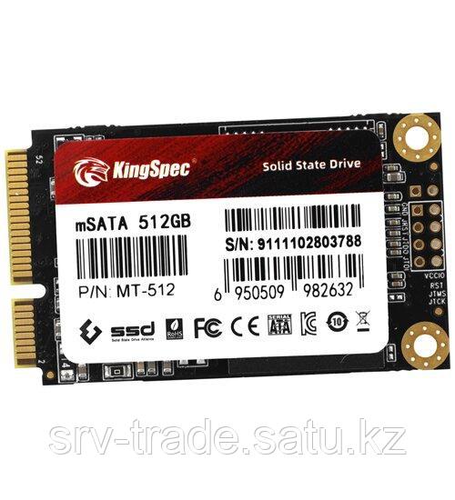 Твердотельный накопитель SSD mSATA KingSpec MT-512, 512 GBmSATA - фото 1 - id-p116361240