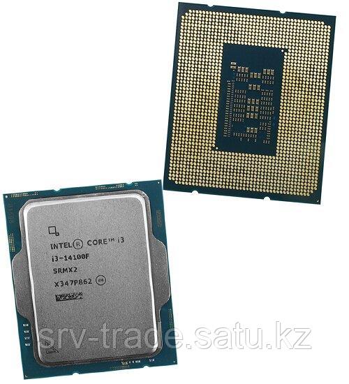 Процессор Intel Сore i3-14100F, oemСPU 3.5GHz (Raptor Lake, 4.7), 4C/8T, 12MB L3, MTP 110W, S1700 - фото 1 - id-p116361305