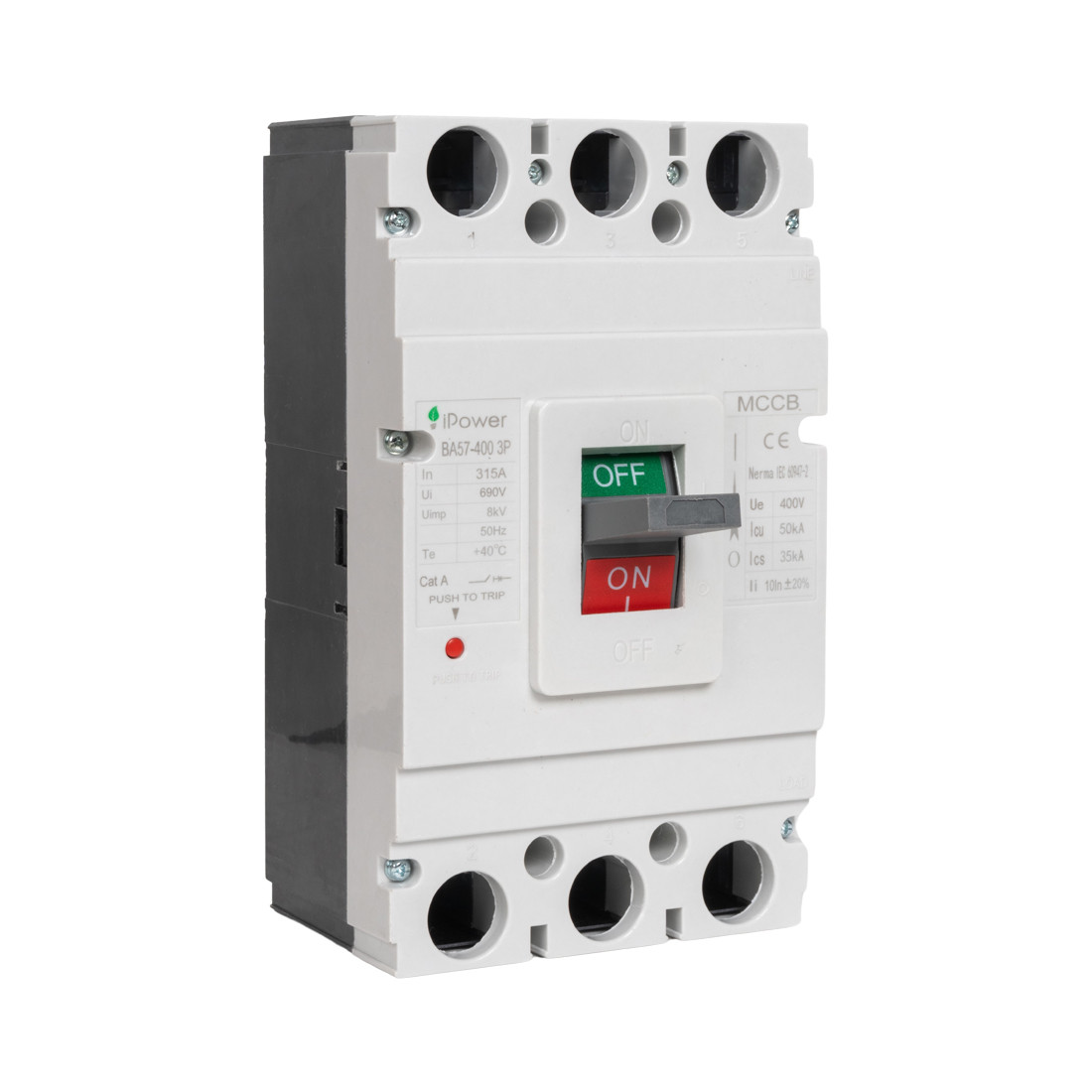 Автоматический выключатель iPower ВА57-400 3P 315A - фото 1 - id-p114388252