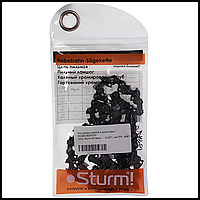 SC38013CRT-52 Цепь Sturm! 52 звена, паз 0,050", шаг 3/8", КРУГЛЫЙ ХРОМИРОВАННЫЙ, КАЛЕНЫЙ зуб, шт