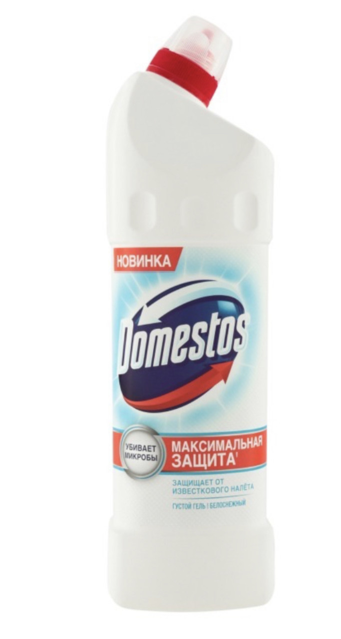 Средство для чистки сантехники Domestos "Ультра белый", 750 мл - фото 1 - id-p116362535