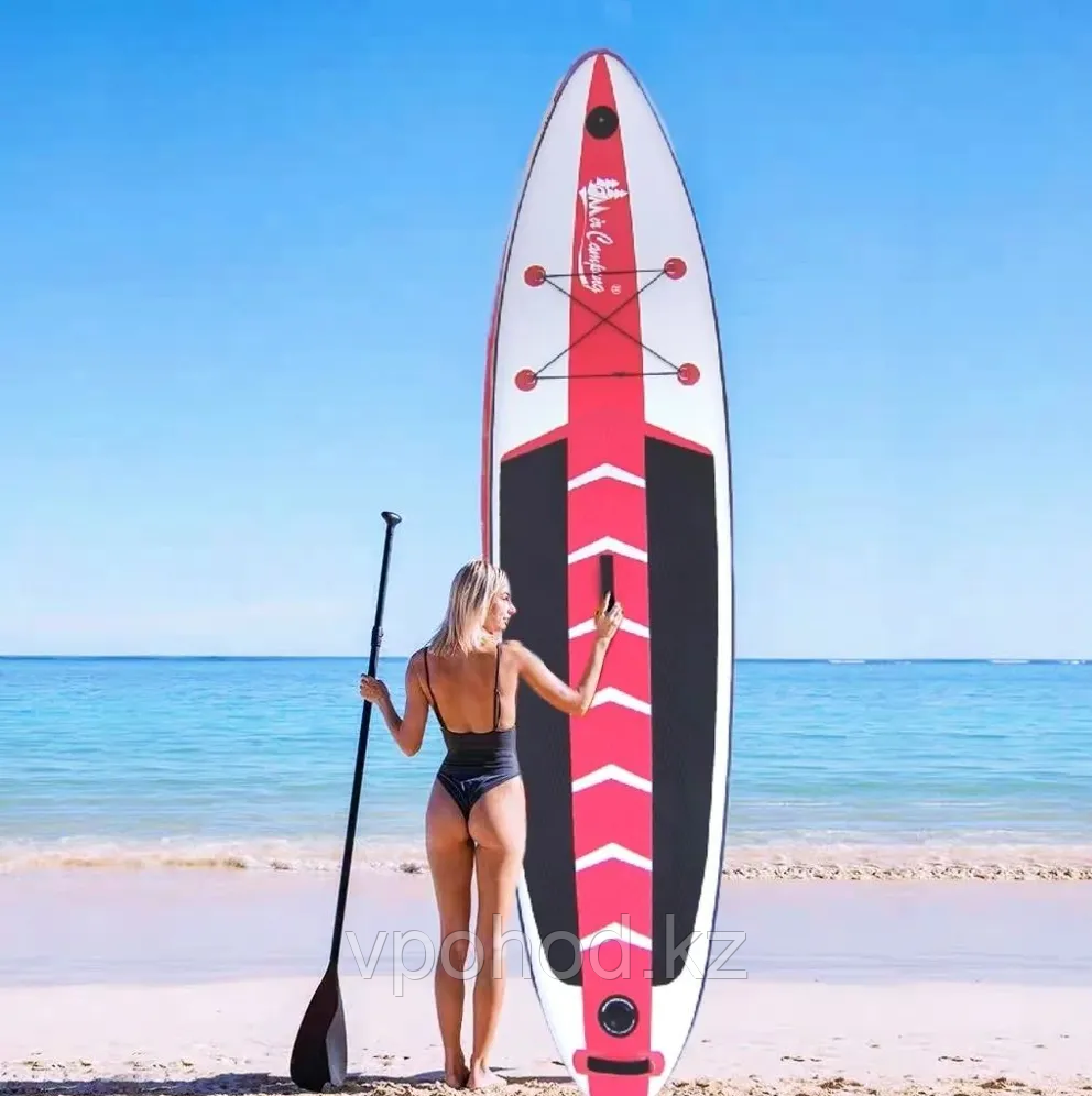 MirCamping CRT-138С Red 320*76*15см сорғысы мен рюкзактары бар жүзуге және серфингке арналған сап тақтасы / сап тақтасы, фото 1