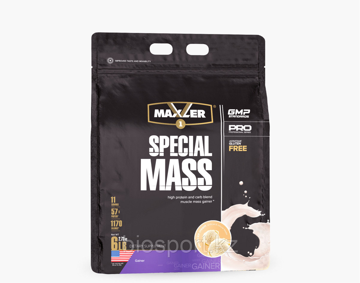 Гейнер Maxler Special Mass Gainer, 2,72 кг. Ваниль - фото 1 - id-p69907043