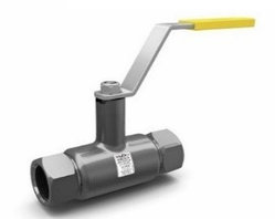 Кран шаровой стальной муфтовый Ду 20 Ру 40 Россия