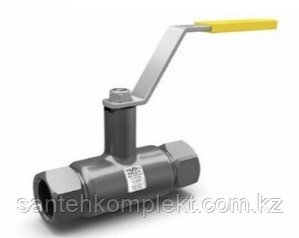 Кран шаровой стальной муфтовый Ду 50 Ру 40 Россия, фото 1