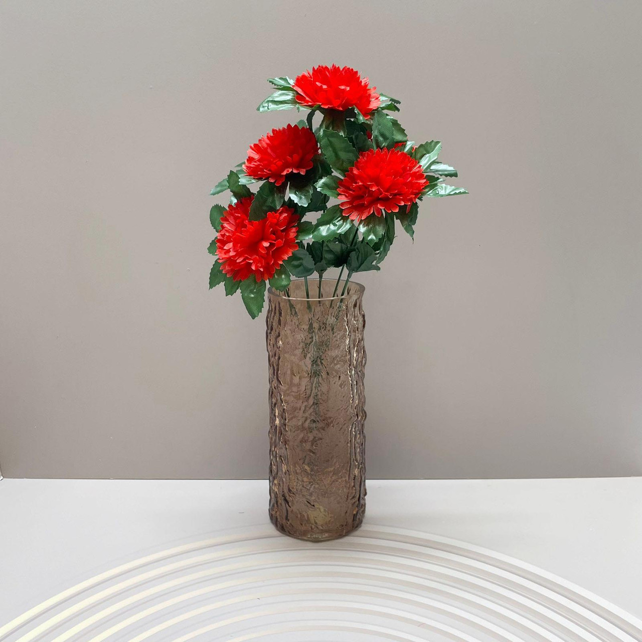 Искусственные цветы 45 см красные - фото 2 - id-p51504181