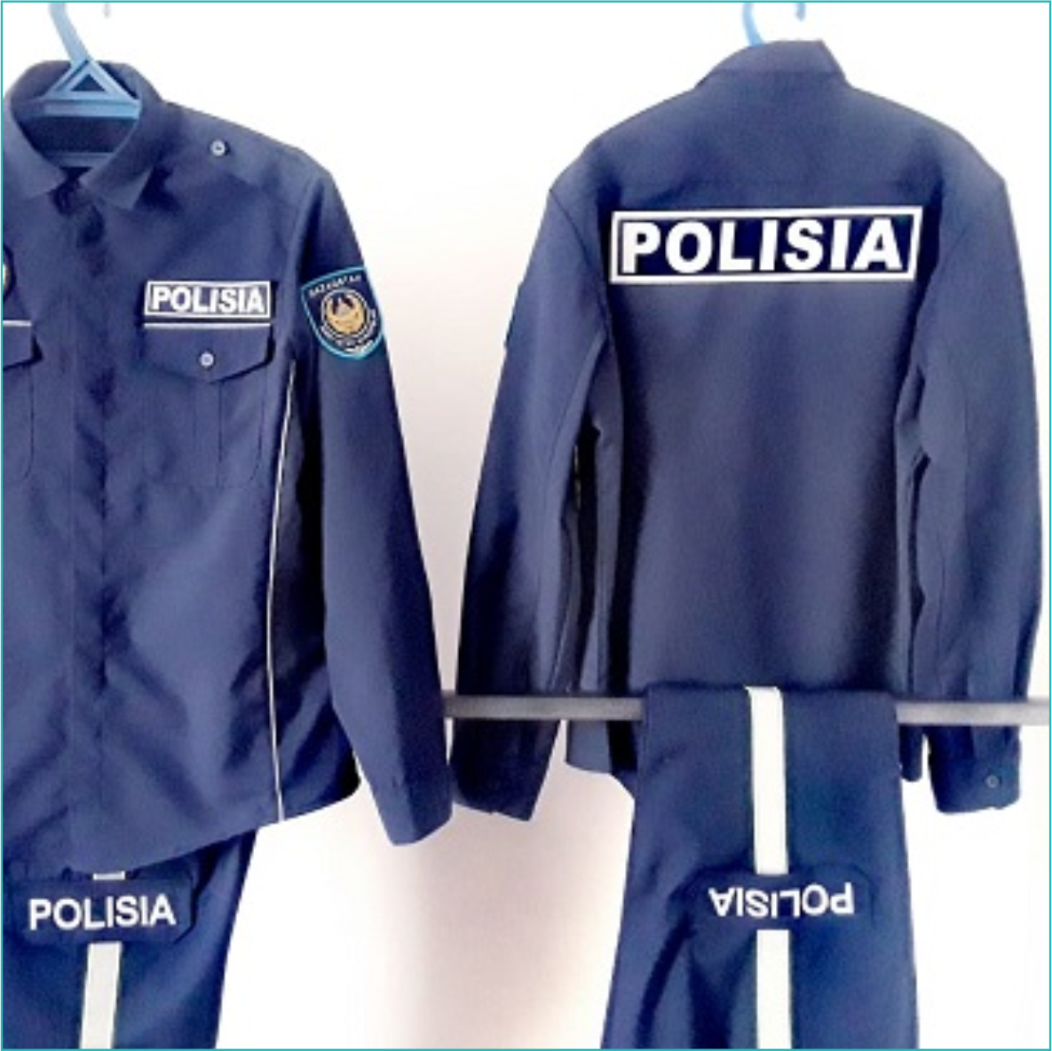 Нашивка "POLISIA (полиция)" на грудь (Светоотражающая) - фото 2 - id-p116363712