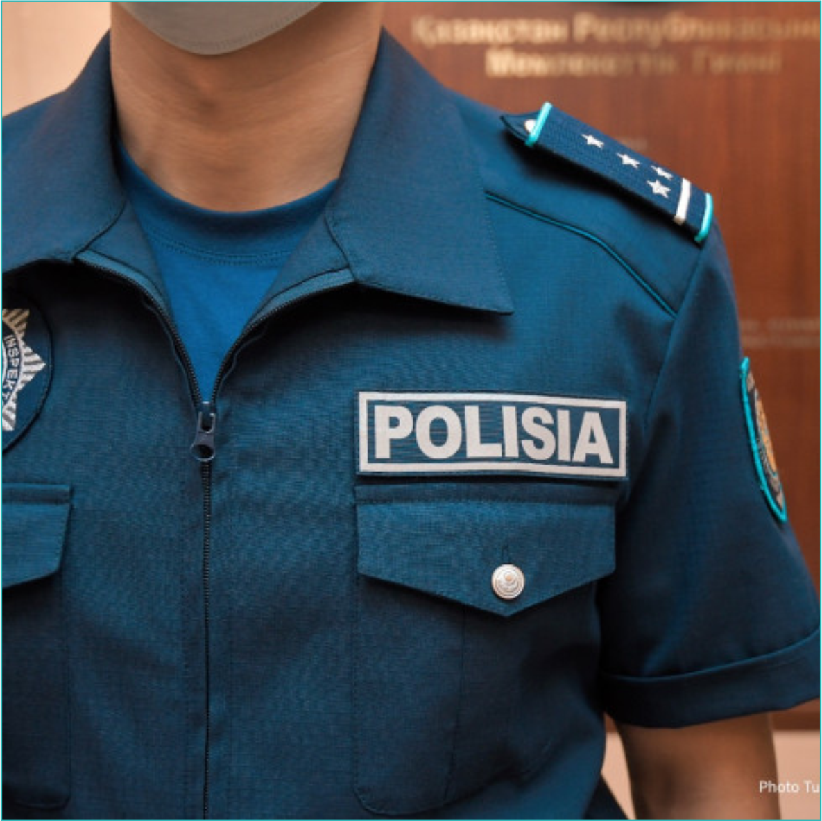 Нашивка "POLISIA (полиция)" на грудь (Светоотражающая) - фото 3 - id-p116363712