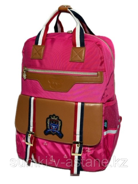 Школьный рюкзак "Panda" для девочек в средние классы. Высота 39 см, ширина 30 см, глубина 13 см. - фото 3 - id-p116364337