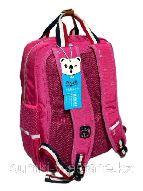 Школьный рюкзак "Panda" для девочек в средние классы. Высота 39 см, ширина 30 см, глубина 13 см. - фото 6 - id-p116364337