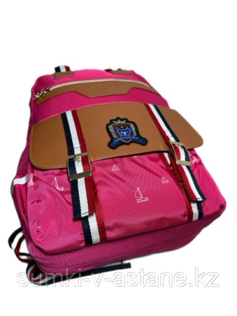 Школьный рюкзак "Panda" для девочек в средние классы. Высота 39 см, ширина 30 см, глубина 13 см. - фото 7 - id-p116364337