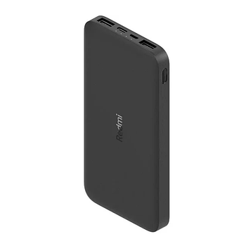 Портативное зарядное устройство, Xiaomi, Redmi Power Bank 10000mAhPB100LZM, Выход USB: 2*1.5A, Индикатор