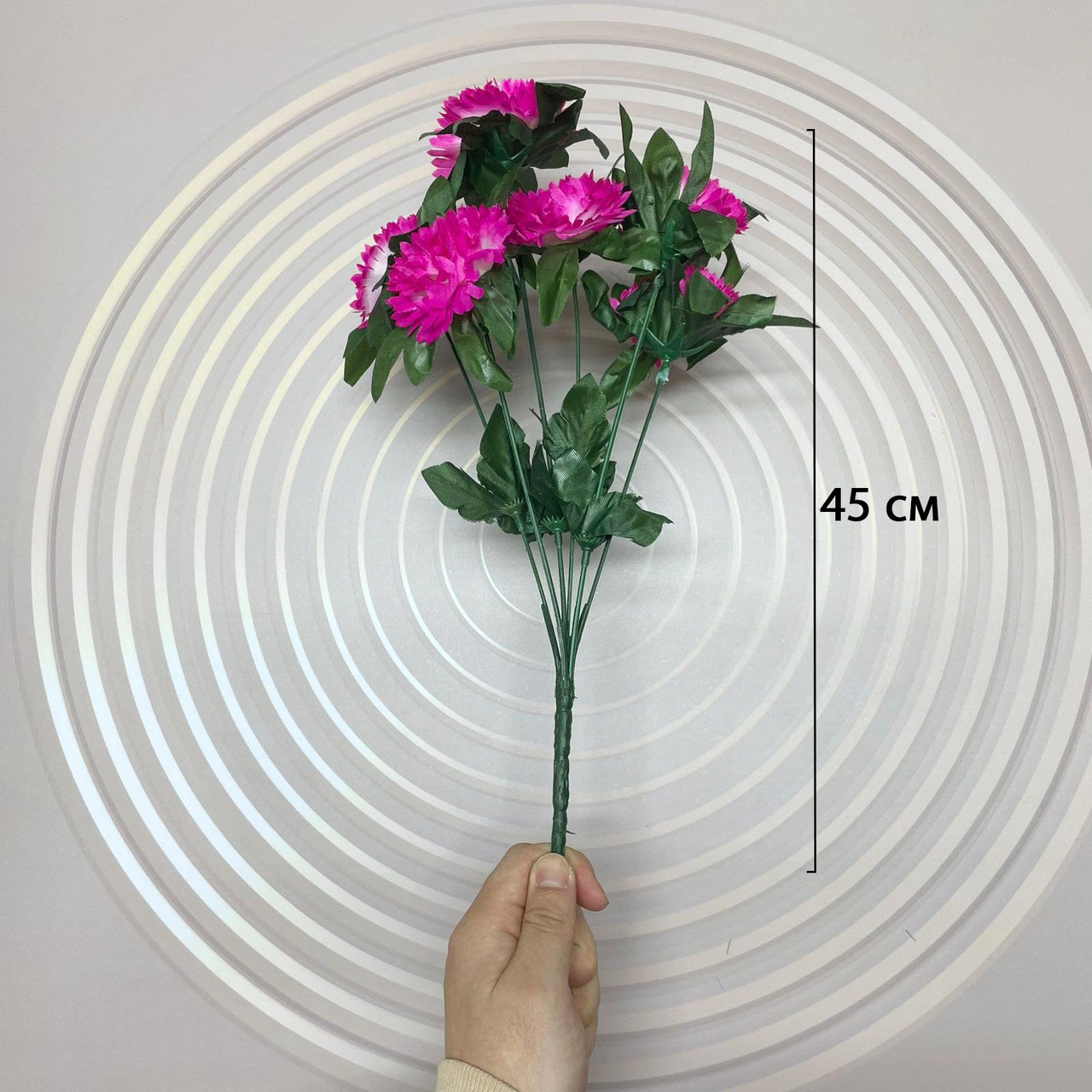 Искусственные цветы 45 см розовые - фото 2 - id-p116364601