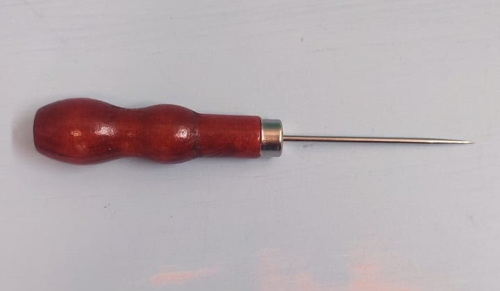 Хозяйственное шило 13 см с деревянной ручкой - фото 6 - id-p116327488