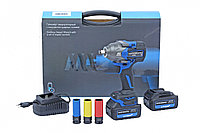 Гайковерт аккумуляторный, 1/2", 21В, 1200 Нм с двумя 4A акк. и зар. уст-вом 1,8A, в кейсе