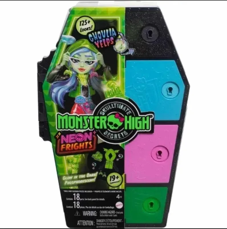 КОЛЛЕКЦИОННАЯ КУКЛА МОНСТР ХАЙК НЕОНОВАЯ СЕРИЯ GHOULIA YELPS