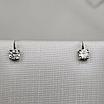 Золотые серьги с бриллиантами 0.38Ct SI1/I, Ex-Cut, фото 6