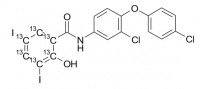 Рафоксанид-13C6 50 мг, > 99% (BI046-50)