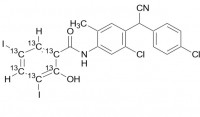 Клозантел-13C6 25 мг, > 99% (BI047-25) - фото 1 - id-p116366580