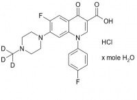 Дифлоксацина-D3 гидрохлорида гидрат 100 мг, > 99% (CH006-100)