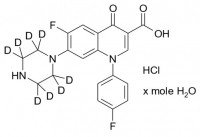 Сарафлоксацина-D8 гидрохлорида гидрат 10 мг, > 99% (CH010-10)