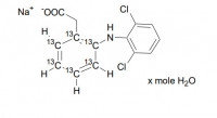 Диклофенака-13C6 натрия гидрат 25 mg , > 99% (NS014-25)