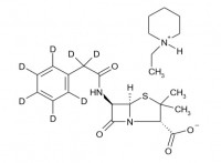 Бензилпенициллин-D7 соль N-этилпиперидиния (соль пенициллина G-D7) 50 мг, > 99% (OP041-50) - фото 1 - id-p116367024