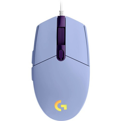 Проводная игровая мышь LOGITECH G102 LIGHTSYNC, LILAC - фото 1 - id-p116368953